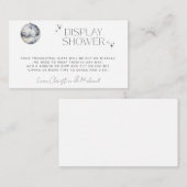 レトロディスコパーティー表示シャワー エンクロージャーカード (正面/裏面)