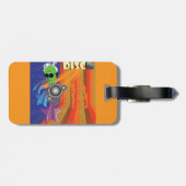 レトロディスコパーティー70sファンクアート ラゲッジタグ