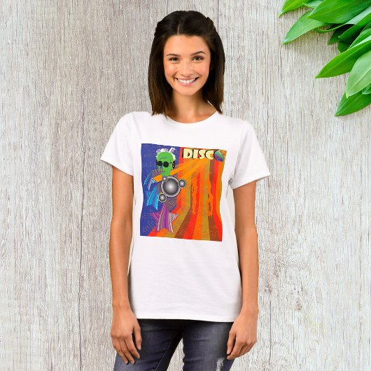 レトロディスコパーティー70sファンクアート tシャツ