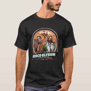 レトロディスコビデオ遊ガムズヴィンテージエリシアムズCH Tシャツ