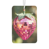 レトロディスコボールストロベリー カーエアーフレッシュナー (裏面)