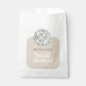 レトロディスコボールブライダルシャワー フェイバーバッグ (正面)