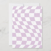 レトロディスコボール誕生日招待状 招待状 (裏面)