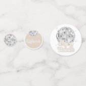 レトロディスコボール ブライダルシャワーの写真 コンフェッティ (裏面)