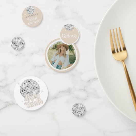 レトロディスコボール ブライダルシャワーの写真 コンフェッティ (グループ)