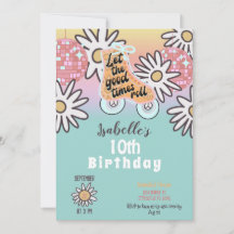 レトロディスコローラスケートで滑るパーティー