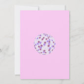 レトロディスコローラスケート誕生日 サンキューカード (裏面)