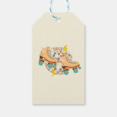 レトロディスコローラースケート1st誕生日 ギフトタグ (裏面)