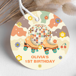 レトロディスコローラースケート1st誕生日 フェイバータグ