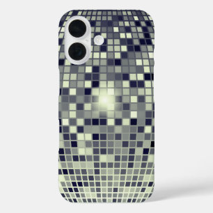 レトロディスコ玉溝iPhoneケース iPhone 16ケース
