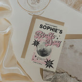 レトロディスコ誕生日 招待状