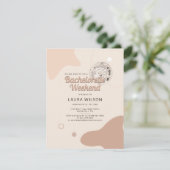 レトロディスコ ブライズメイド ウィークエンド パーティー計画 招待状 (スタンド正面)