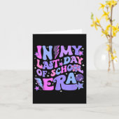 レトロディスコGroovyこんにちは私の最後の日の夏 カード (黄色い花)