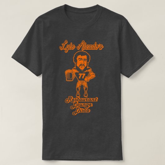 レトロディヴァンスリールアルザドスレストランラウンジディスコ Tシャツ (デザイン正面)