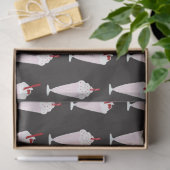 レトロディーナーミルクシェイクパターン 薄葉紙 (ギフト)