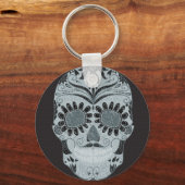 レトロデイオブザデッドシュガースカル キーホルダー (正面)