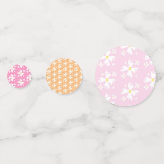 レトロデイジーウェイツーグルーヴィレインボーパーティー コンフェッティ (正面)