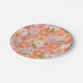 レトロデイジーガーデン ペーパープレート (アングル)