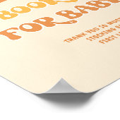 レトロデイジーグルービーブックベビー ポスター (角)