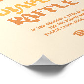 レトロデイジーグルービーベビーおむつラッフル ポスター (角)