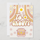 レトロデイジーコンビ2グルーヴィー2歳の誕生日 招待状 (裏面)