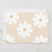 レトロデイジーダイズ&婚約したバチェロレッテ 招待状 (裏面)