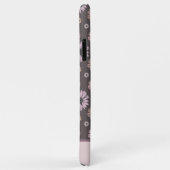 レトロデイジーパーソナライズされた花と名前フローラ Case-Mate iPhoneケース (裏面/右)