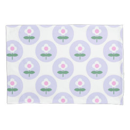 レトロデイジーパープル10代の誕生日マザーズベビー 枕カバー