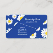 レトロデイジーフラワーガーデンフローラテーマ 名刺 (正面)