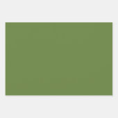 レトロデイジーフローラクリスマスパターン ラッピングペーパーシート (正面2)