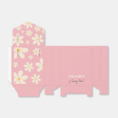 レトロデイジーフローラ子供の誕生日 フェイバーボックス (折り畳みなし)