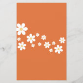 レトロデイジーブライダルシャワーゲームフライヤー チラシ (裏面)