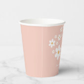 レトロデイジーボホ1歳の誕生日 紙コップ (右)