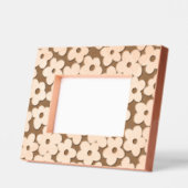 レトロデイジー花 レーザー彫刻フレーム (左)