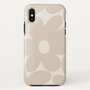 レトロデイジー花#1 #floral #pattern iPhone x ケース
