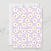 レトロデイジー誕生日スランバーパーティー 招待状 (裏面)