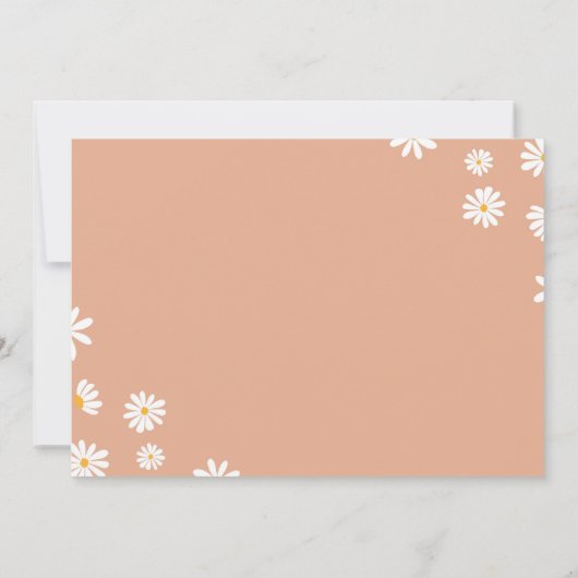 レトロデイジー1st誕生日招待状 招待状 (裏面)