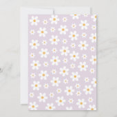 レトロデイジー3フローラ3rd誕生日招待状 招待状 (裏面)