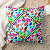 レトロデイジー クッション (ブランケット)