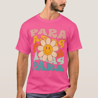 レトロデイジーGroovyパラカラフルプロ最初 Tシャツ