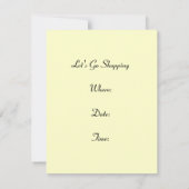 レトロデコ招待状ズデパートエスカレーター 招待状 (裏面)