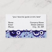 レトロデザイナー事業またはプロファイルカードテンプレート 名刺 (裏面)