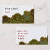 レトロデザイナー名刺 名刺 (正面/裏面)