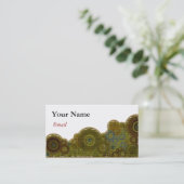 レトロデザイナー名刺 名刺 (スタンド正面)