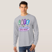 レトロデザインのメンズシャツ Tシャツ (正面フル)
