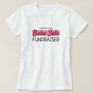 レトロデザインチャリティベイクセールイベント Tシャツ