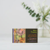 レトロデザインプロファイルカード 名刺 (スタンド正面)