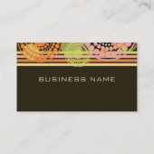 レトロデザインプロファイルカード 名刺 (裏面)