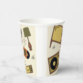 レトロデザインレコード、T.V.、その他 紙コップ (右)