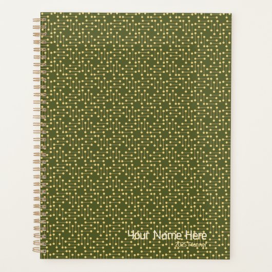 レトロデザイン未プランナー及びカレンダー プランナー手帳 (正面)